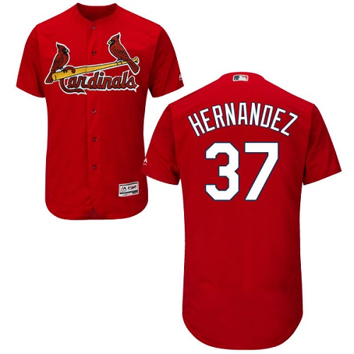 Cardinals #37 Keith Hernandez Red Flexbase Authentic Collection Stitched MLB Jersey